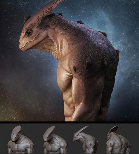 3d建模教程分享 Zbrush制作外星大块头 知乎 3d建模教程分享 Zbrush制作外星大块头 知乎