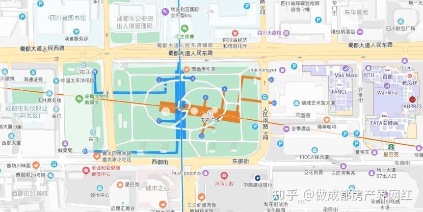 你好,下一站是天府广场