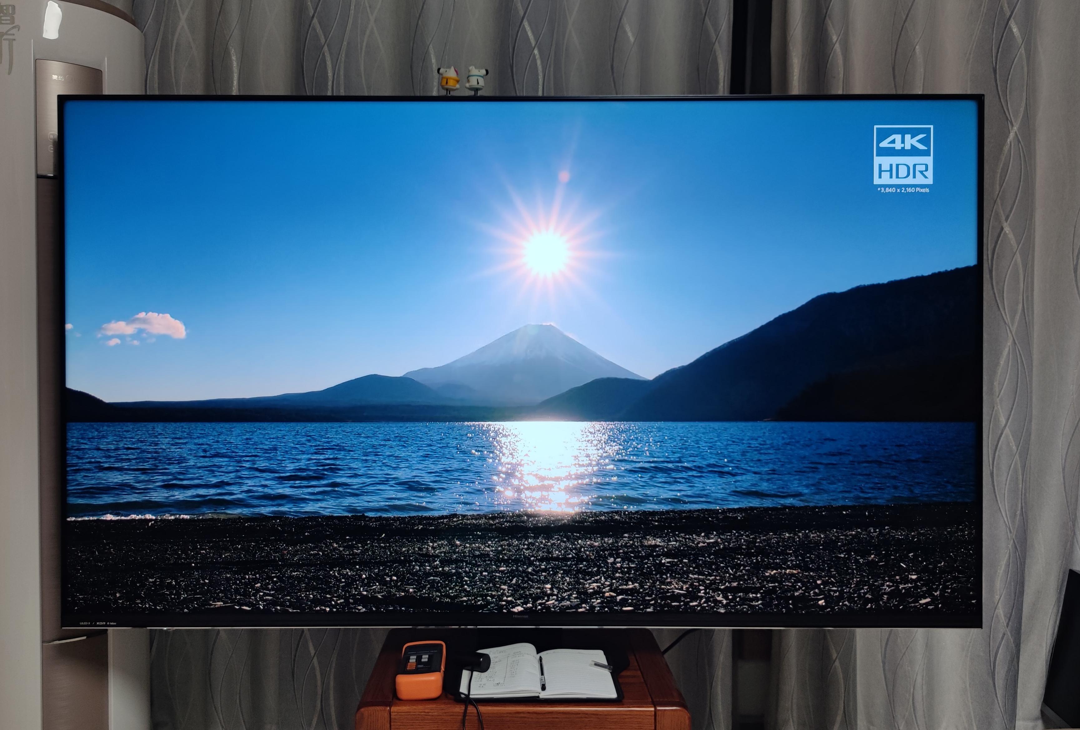 海信u8kl电视深度测评海信电视感知画质新旗舰亮度表现和抗反光能力一