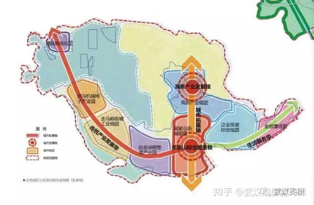 批前公示,武漢臨空港新城的規劃藍圖清晰可見,武漢臨空港新城規劃區