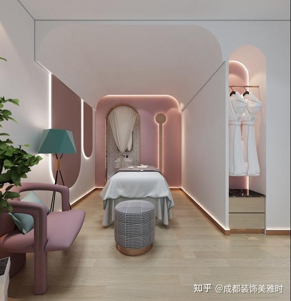 成都美容店装修设计效果图 - 知乎