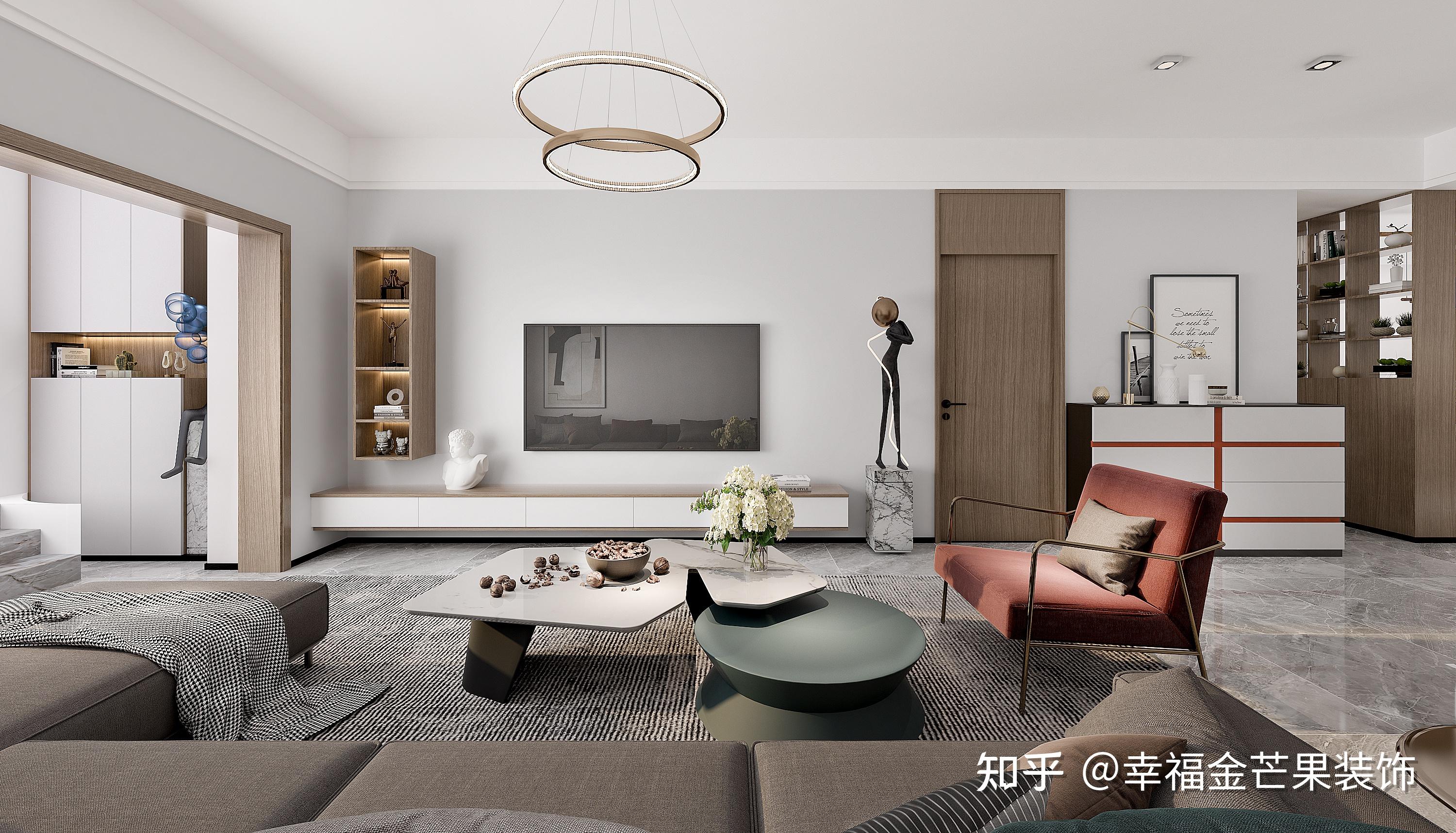 260m05现代风格装修一眼就爱上的温柔配色气质绝了