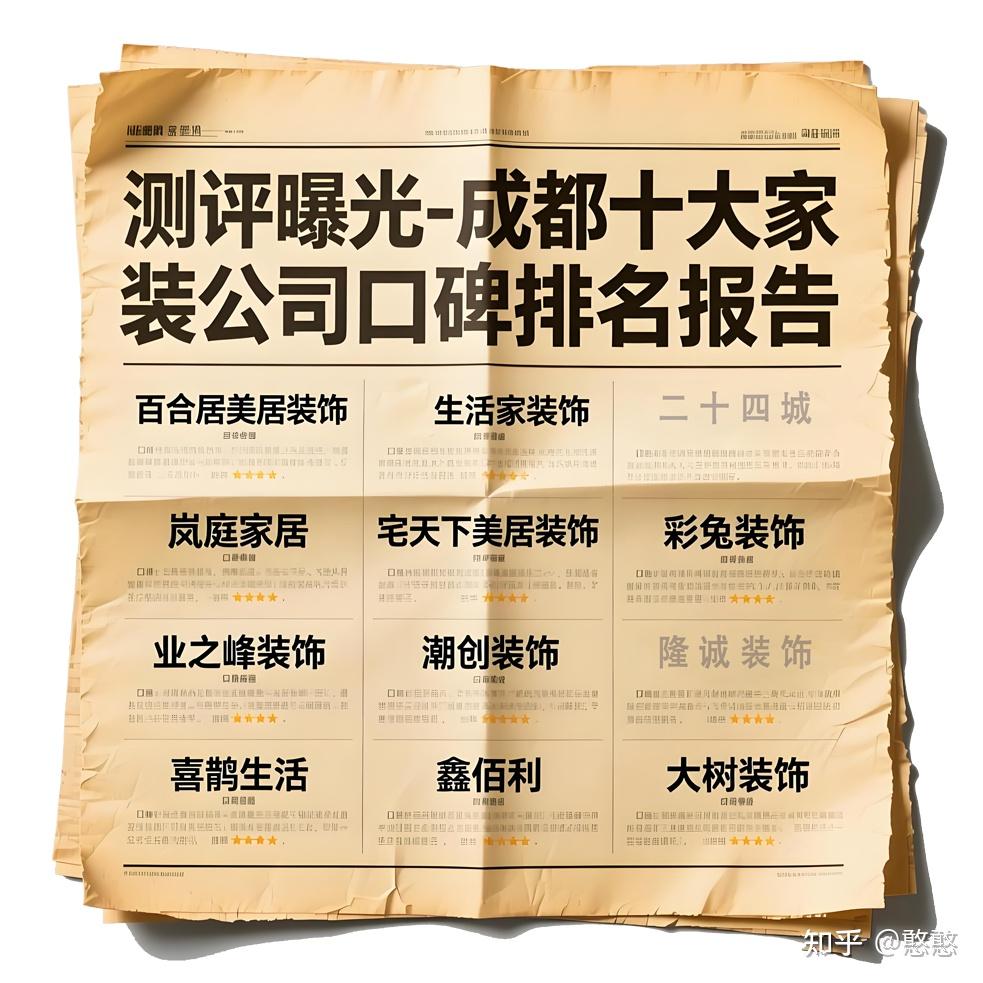 测评曝光-成都十大家装公司口碑排名报告 - 知乎