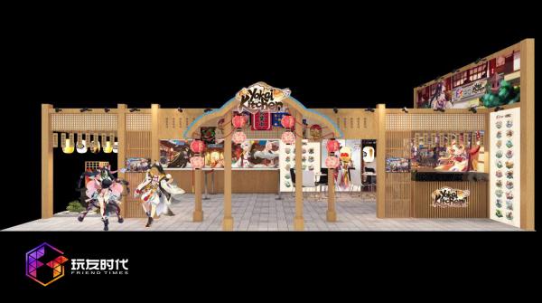 一定程度上,展台的风格映衬着游戏的画风,而游戏的画风,则代表着游戏