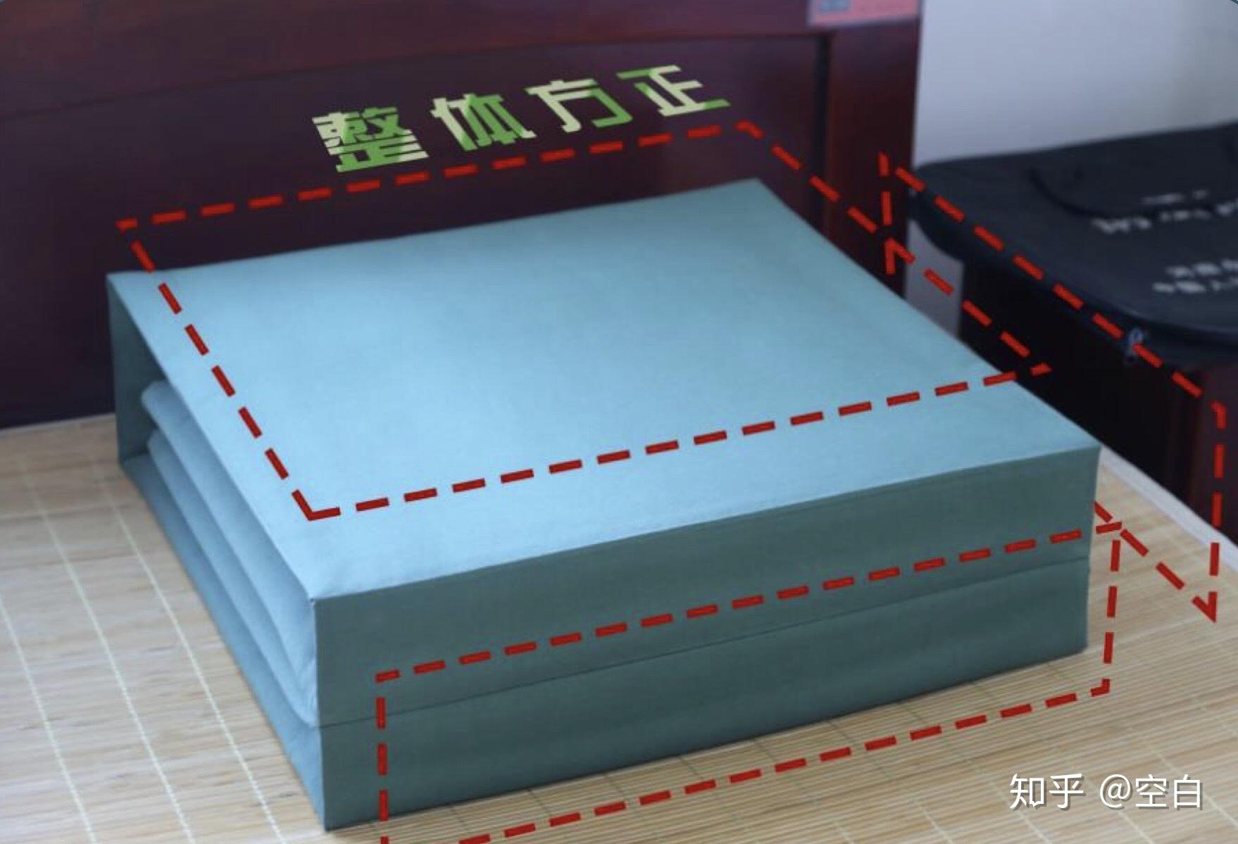 如何叠成豆腐块被子