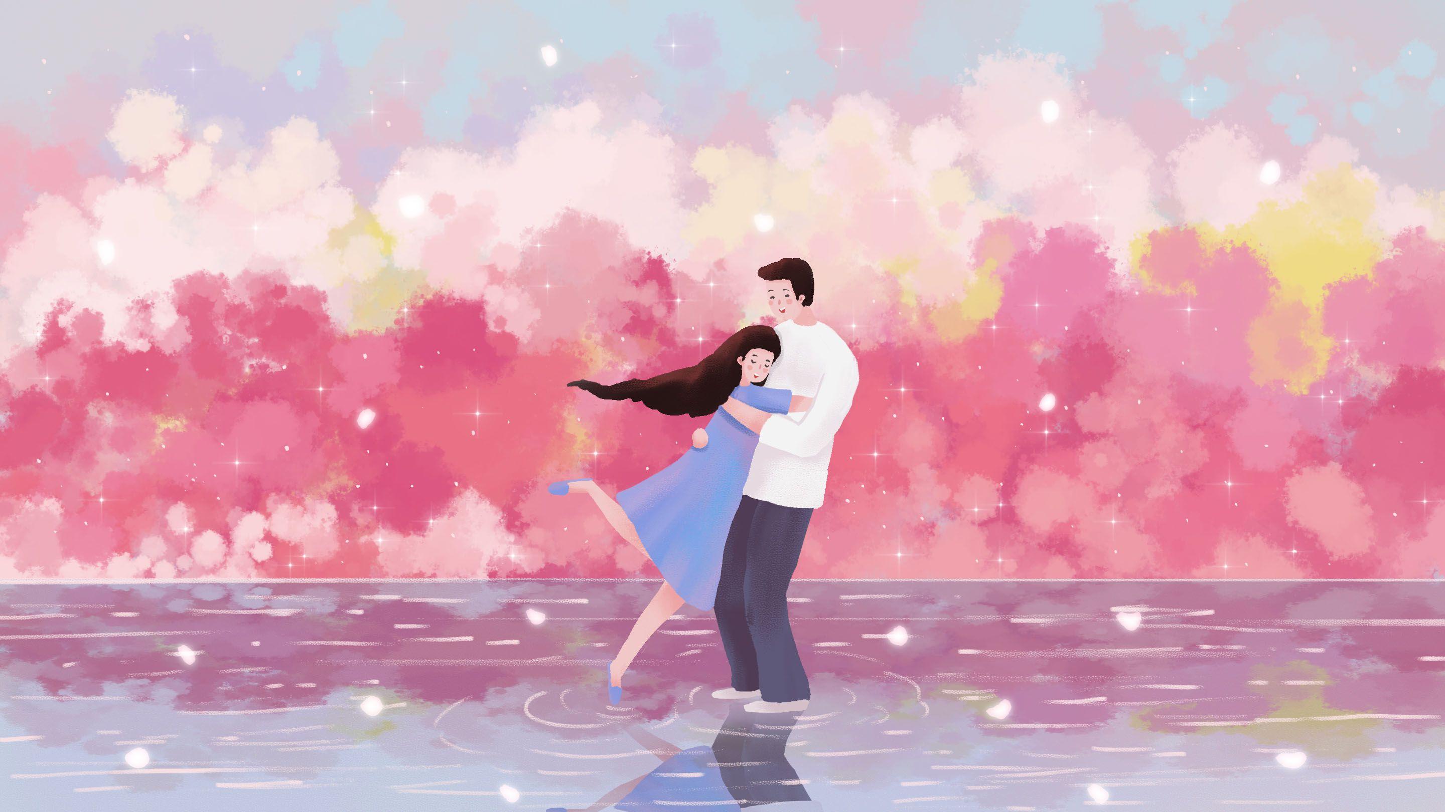 情人节优雅的一小步拉近距离的一大步