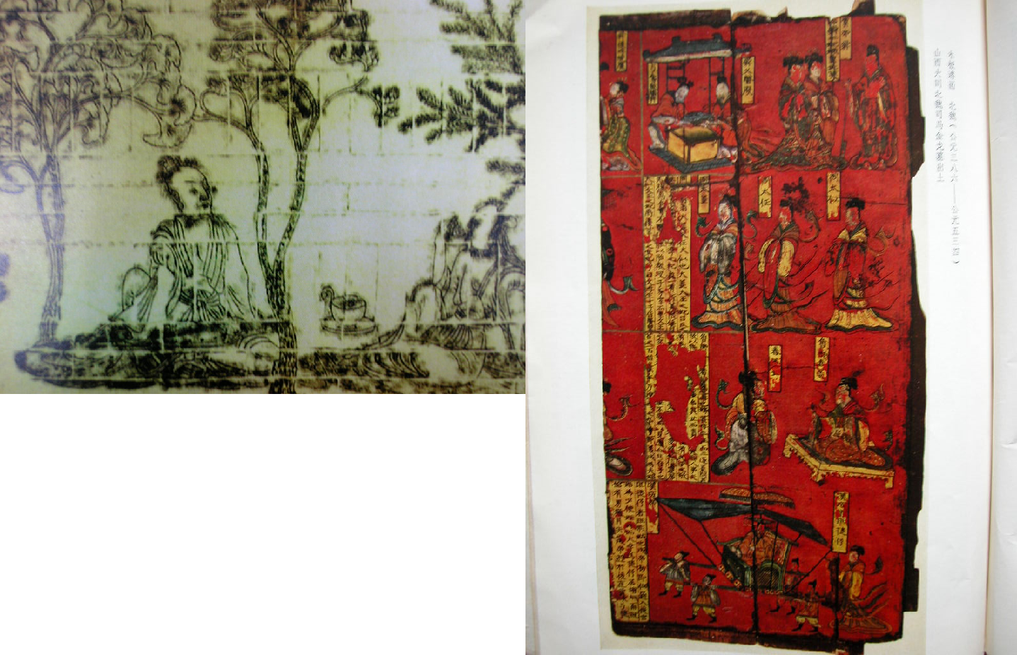 历代墓葬知识整理魏晋北朝墓葬壁画 知乎