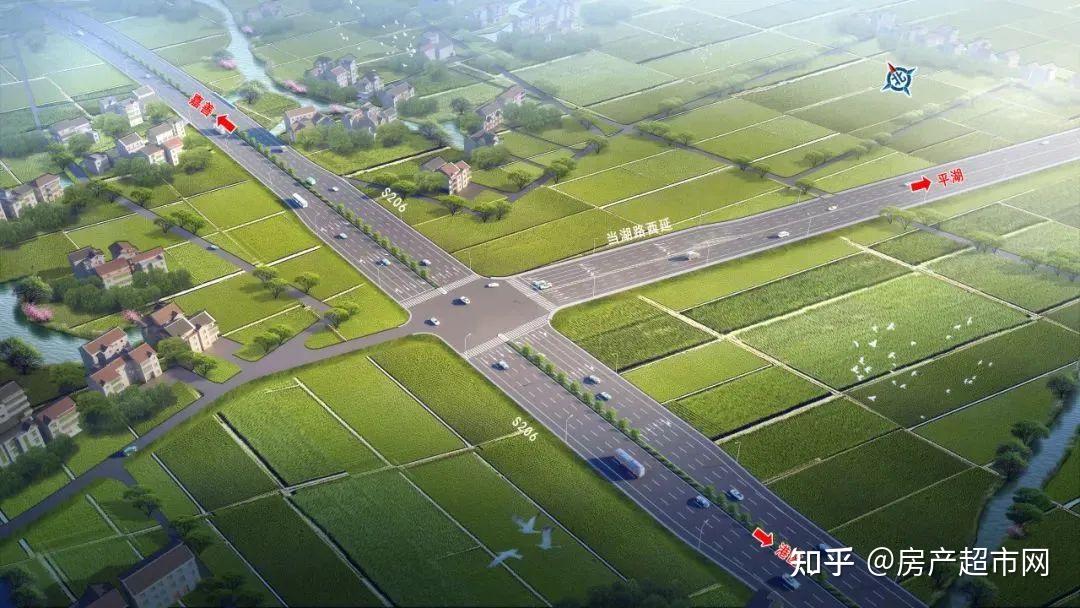 s206嘉善至余姚公路平湖段改建工程(乍王线至s302段)项目起点位于现状