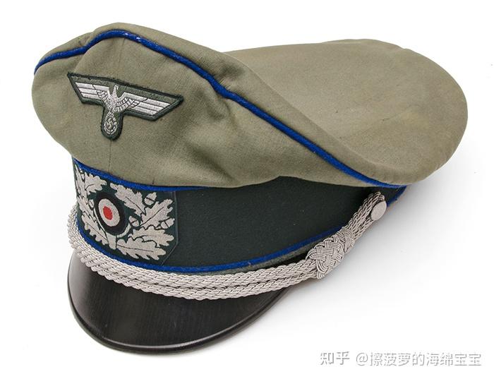 大檐帽去掉帽撑的大檐帽热带野战帽船型帽国防军医疗兵佩戴的军帽空军