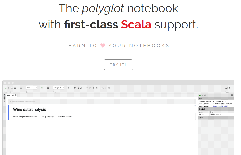 netflix开源支持scala/spark/python的notebook