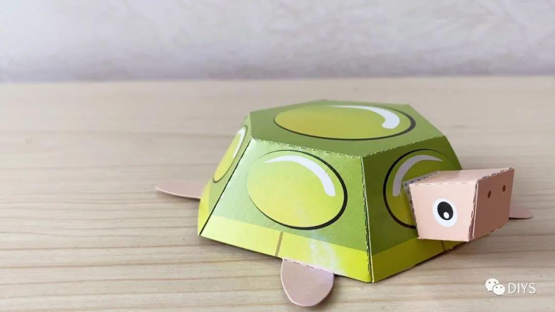 手工制作一只可爱的立体猪鼻龟