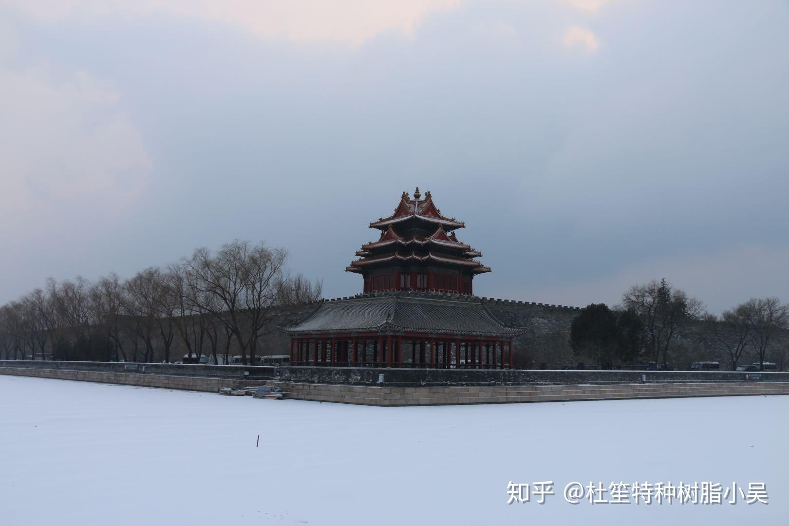 冬北京故宮冬雪