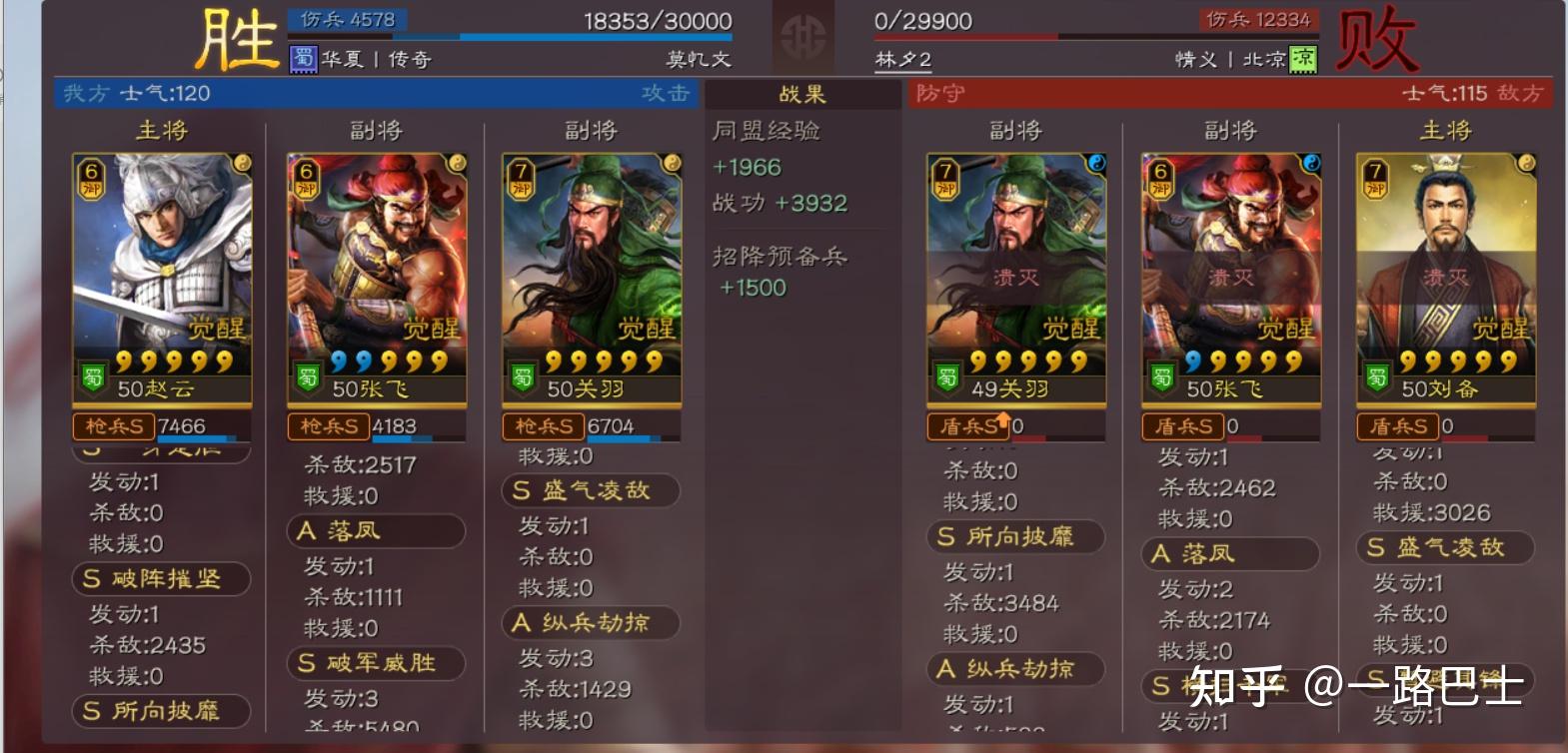 三国志战略版五虎枪pk赛季表现