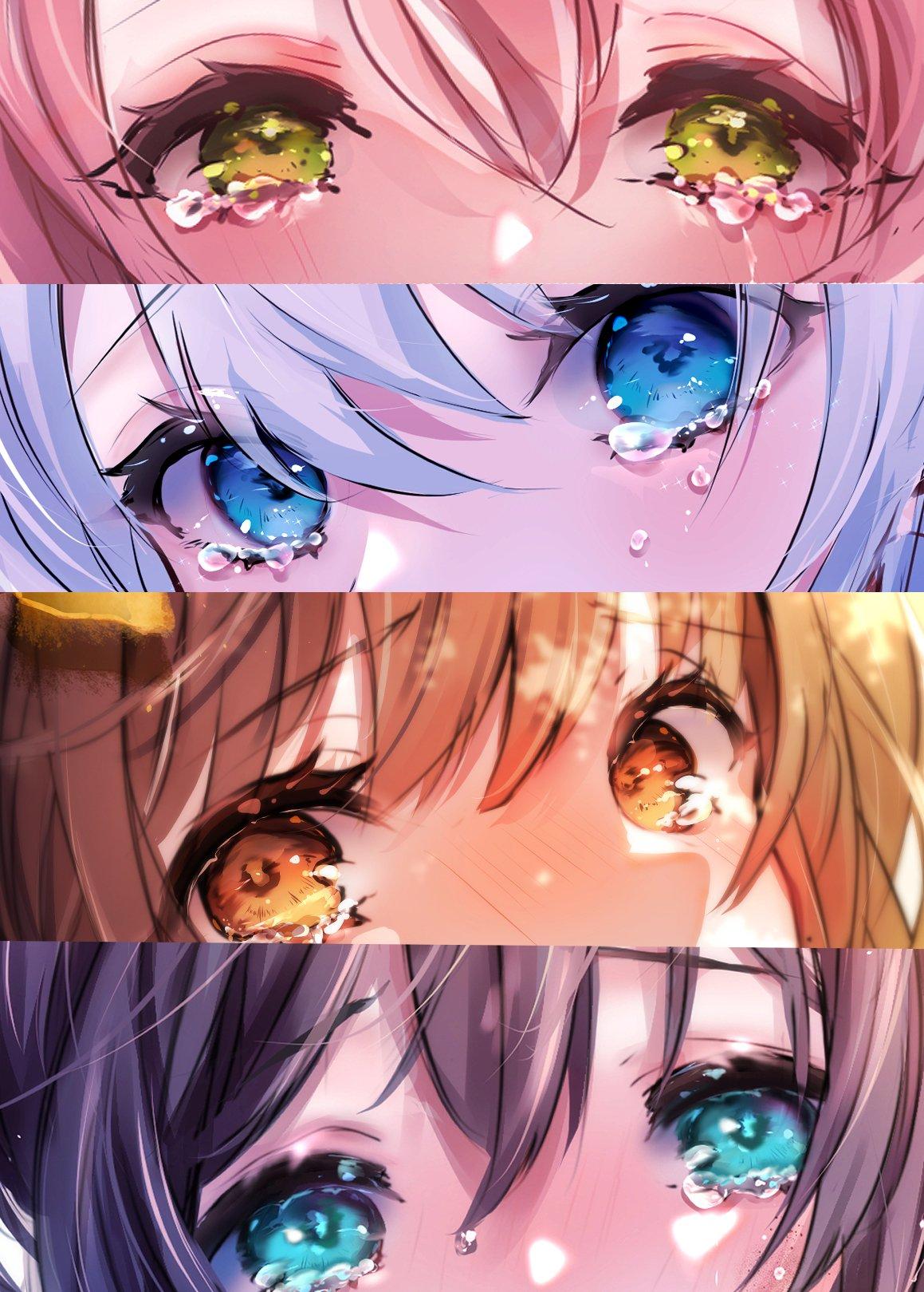 有没有动漫女回眸最好是流着泪的图片要原图不要美化的