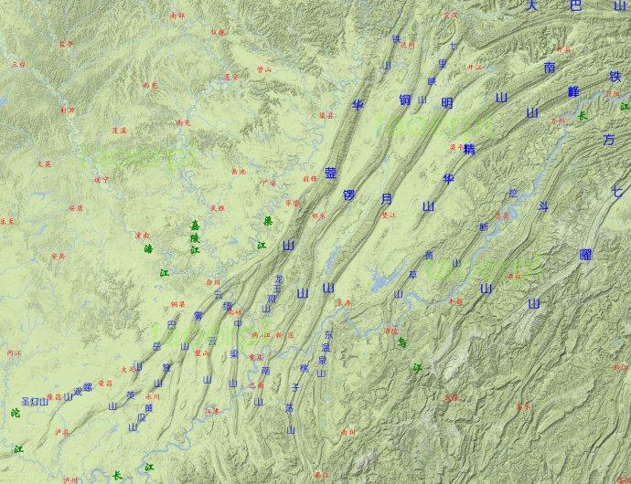 四川盆地东部像台阶一样的地貌是如何形成的