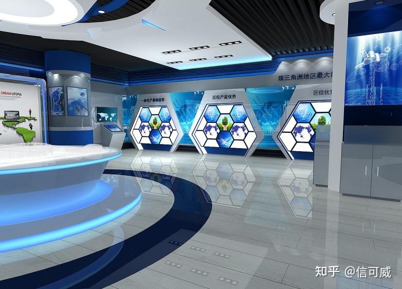 欣赏|15个高质量企业展厅设计案例合集 - 知乎