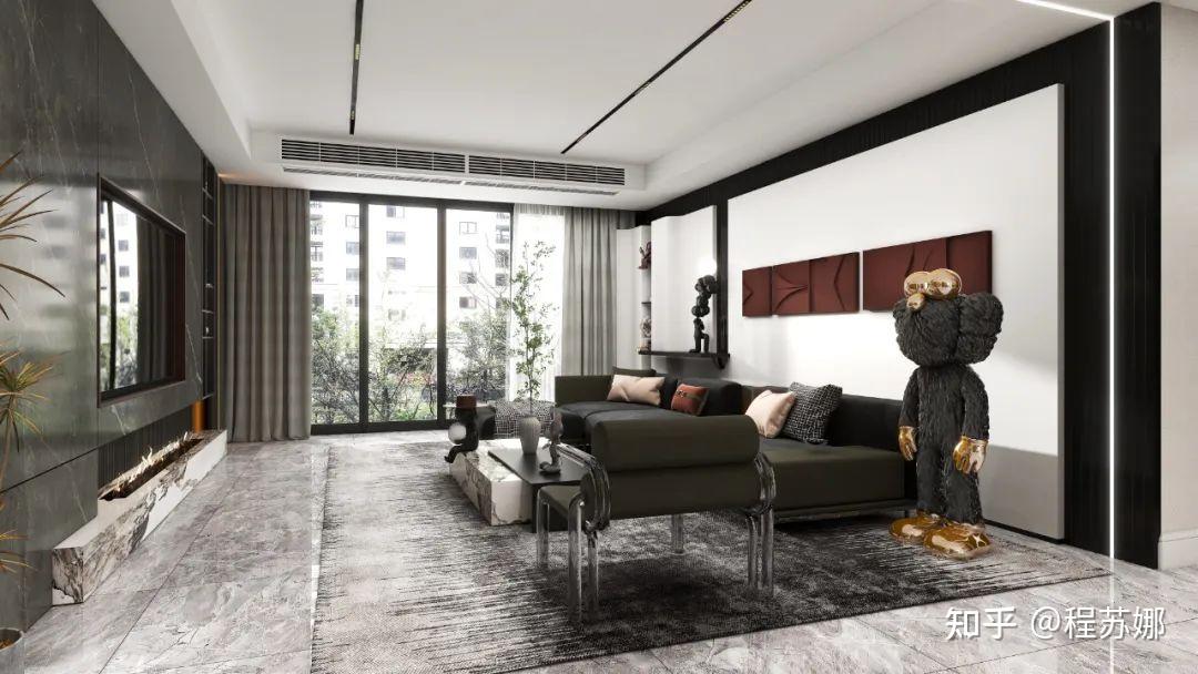 嘉居设计师(caxa)经典案例轻奢白加黑 - 知乎