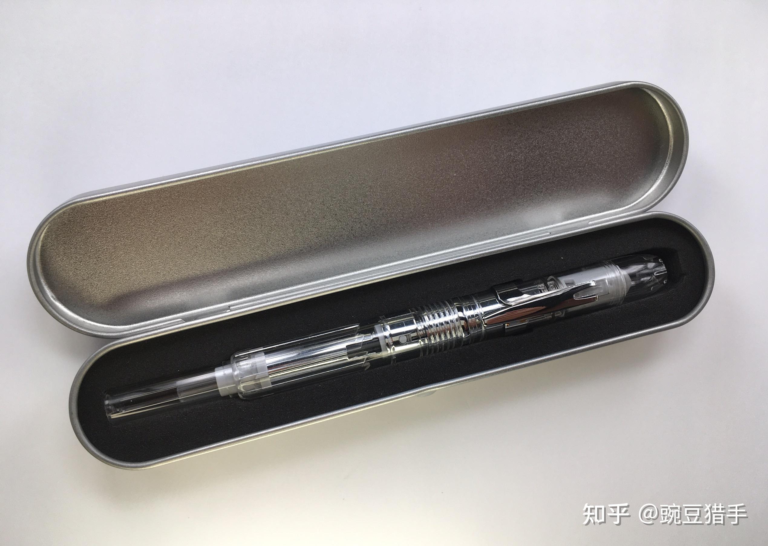 烂笔头按动钢笔开箱