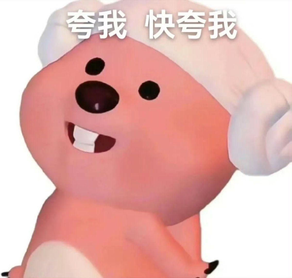 这个粉色的熊叫什么啊还有没有其他类型的表情包