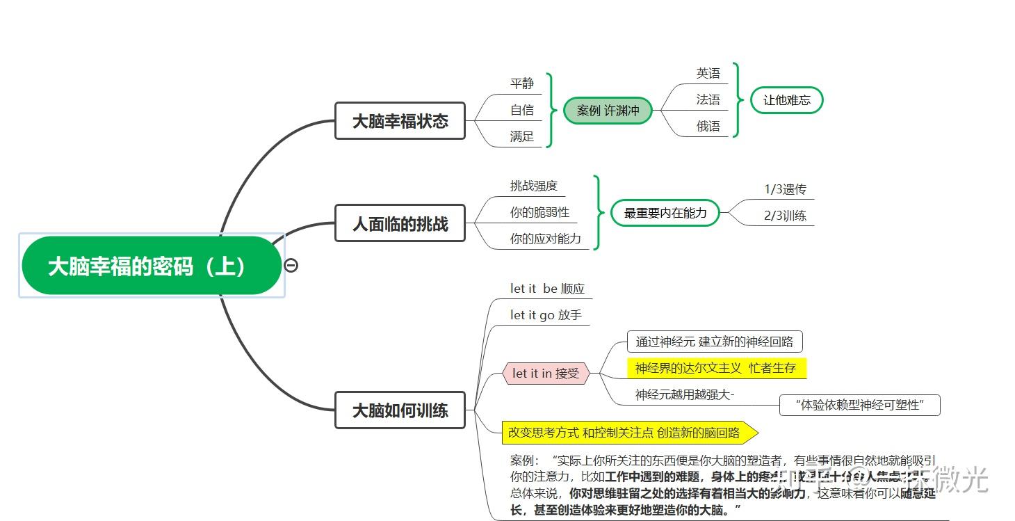 《大脑幸福密码》读书笔记
