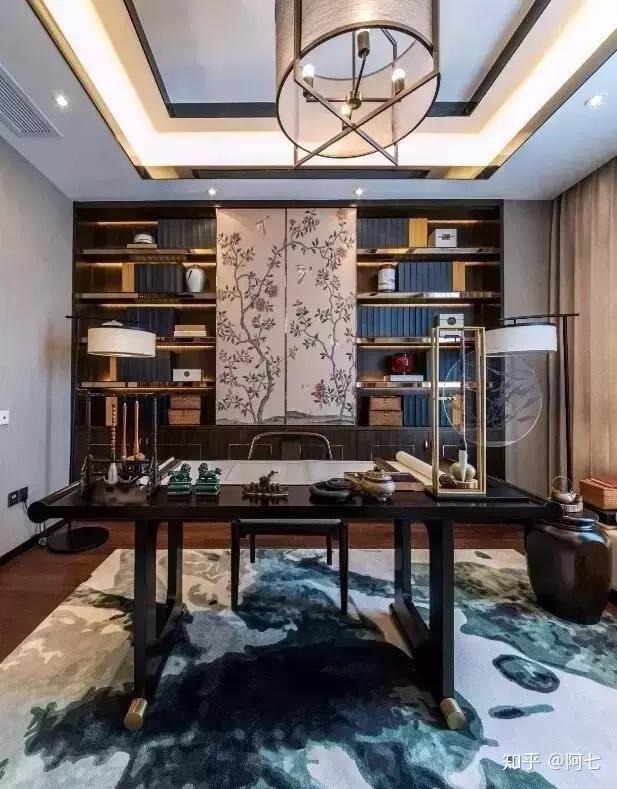 新中式书房|室因人而雅,吹灭读书灯,一身都是月 - 知乎