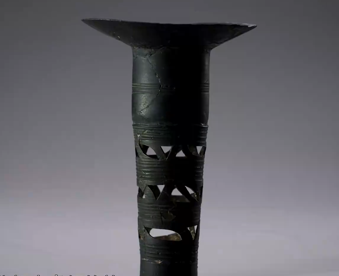 中国古美術 黒陶 壺 竜山文化 Chiping Black Pottery 中国古美術 黒陶