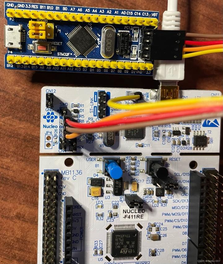 Debugging other STM32 chips with STLink on Nucleo-64 development board ...