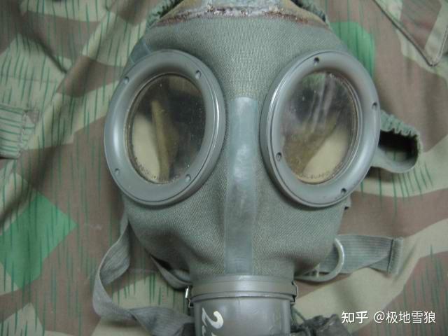 罕见珍品!二战德军第一版m38防毒面具