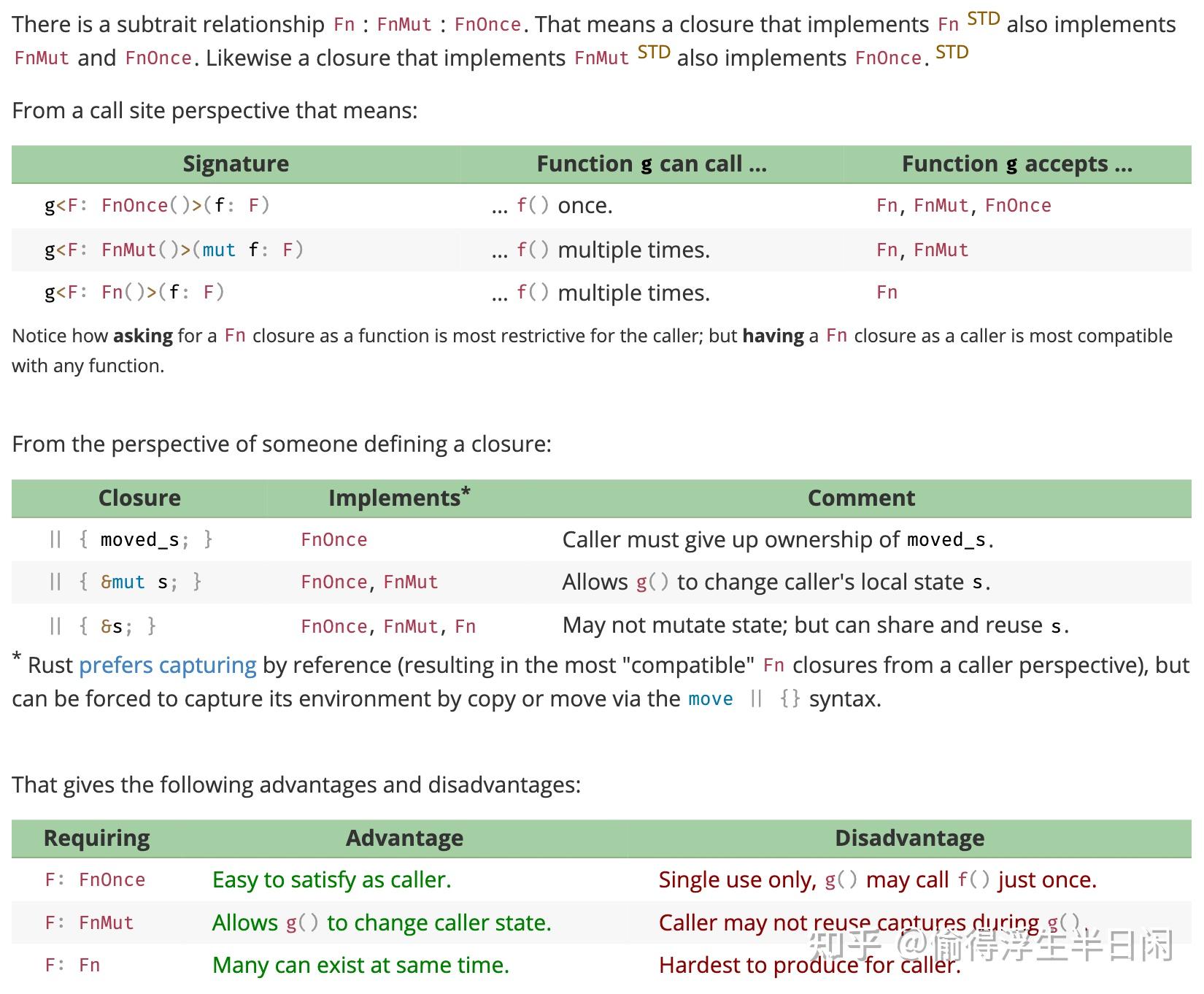 Rust 中的闭包：function-like types and their traits - 知乎