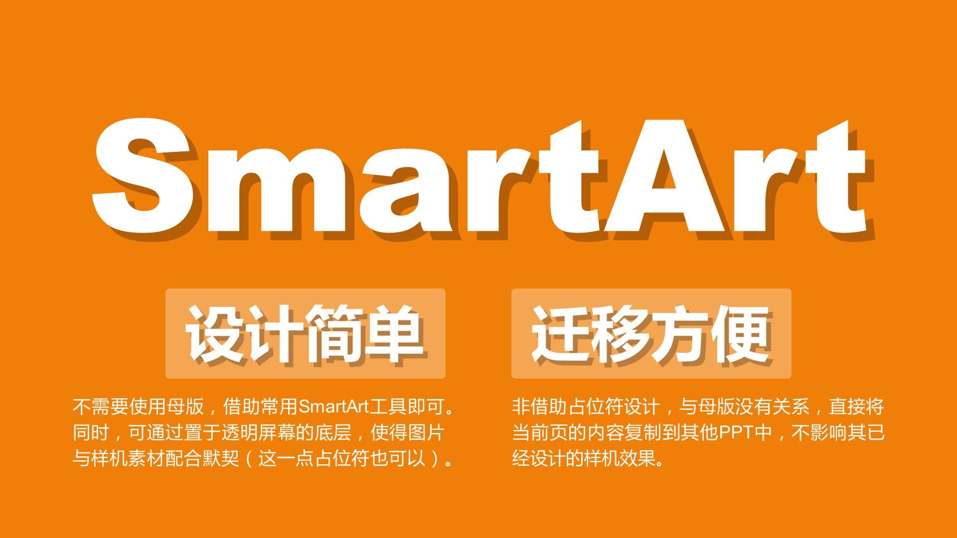 绝不是吹不用占位符也能设计ppt样机