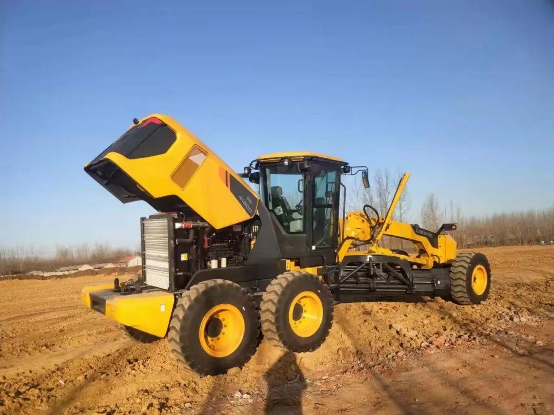 柳工4180d平地机硬核精工高效贴心90后创业者点赞