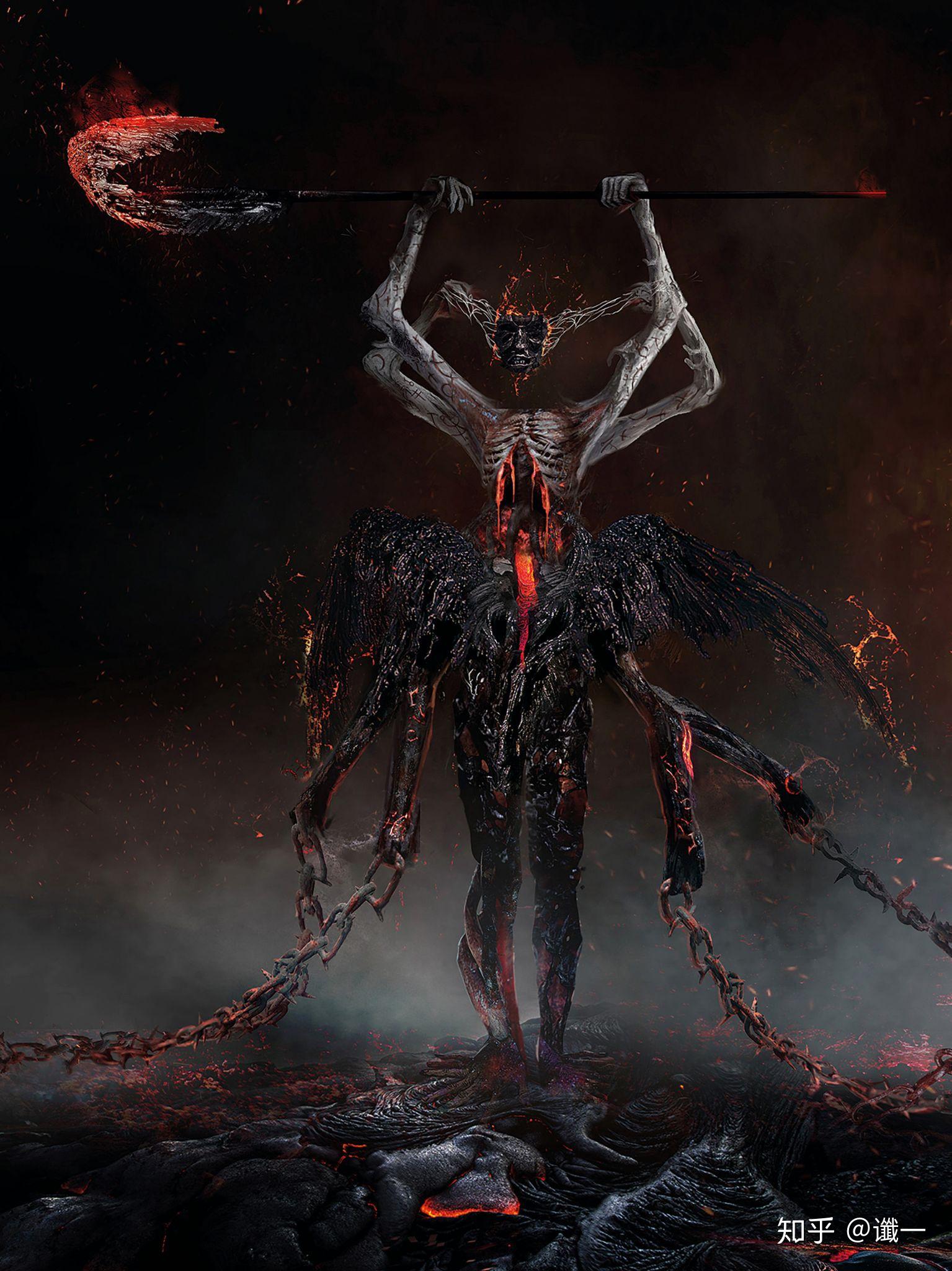 地狱男爵:血皇后崛起中hellboy拔起石中剑后从地狱出现的怪物分别是