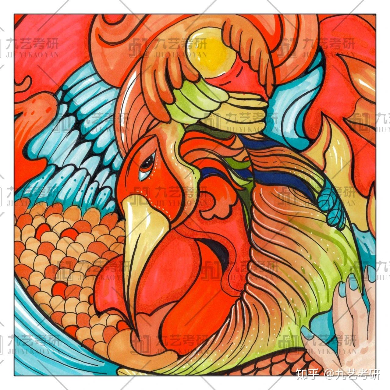 4,彩色装饰画作品