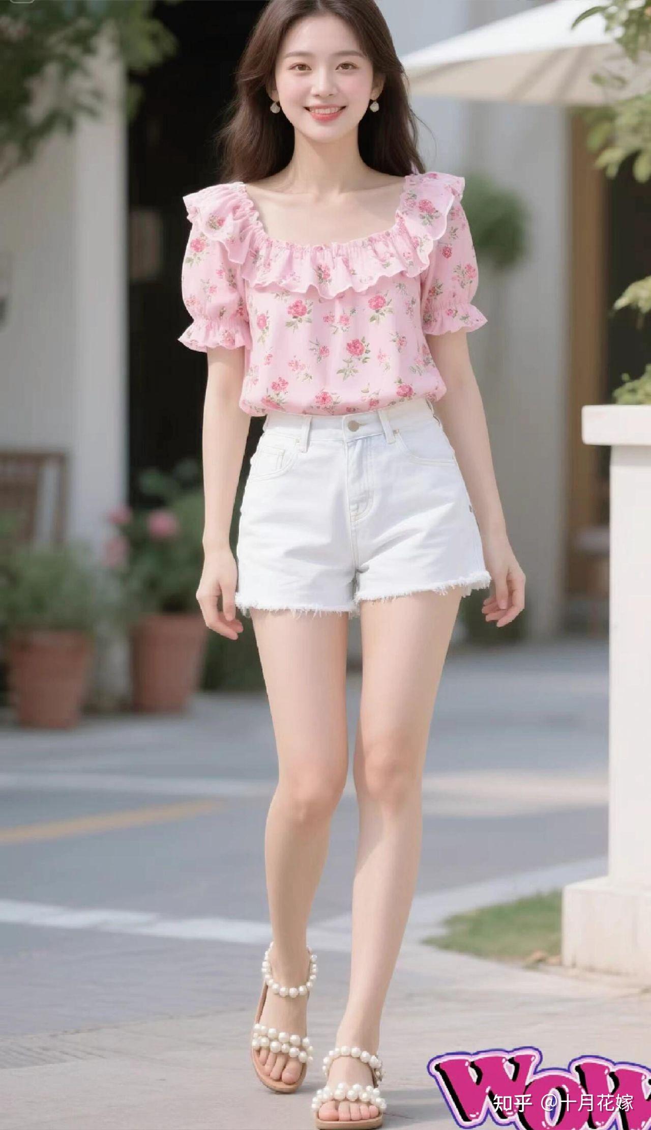 夏天女生穿牛仔短裤能有多好看?