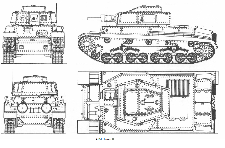 二战匈牙利坦克3turan中型坦克