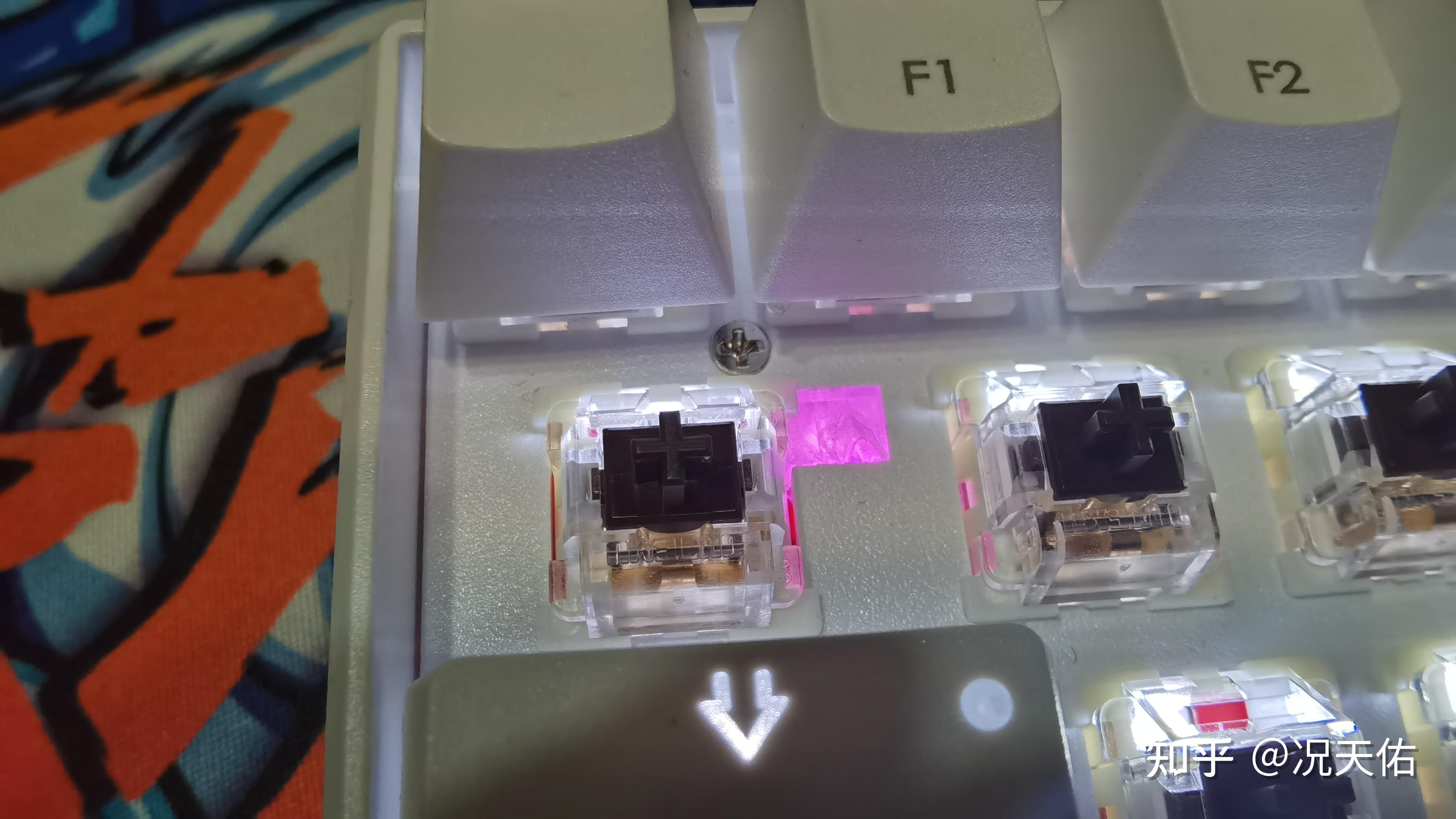 2.4G、蓝牙、有线三模紧凑型61键热插拔机械键盘开箱简晒 知乎