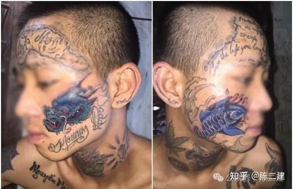 男子"面目狰狞"太恐怖,全是纹身惹的祸!一时喜好终身悔,遗憾