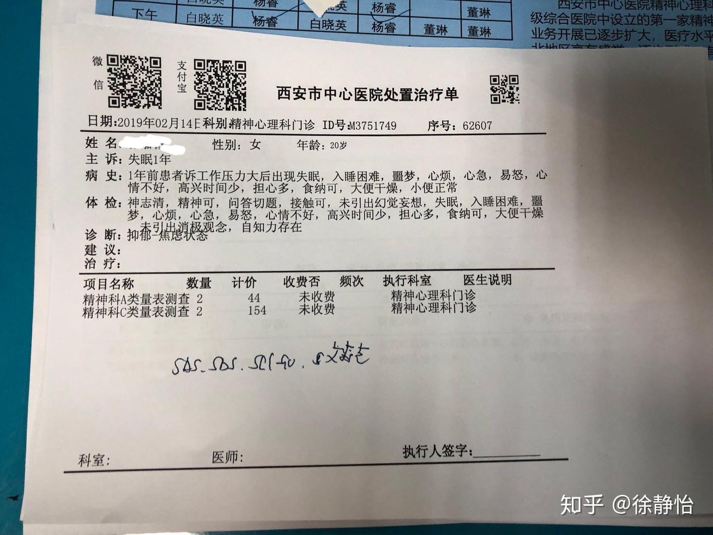 去医院失眠,医生做完心理测试说重度抑郁症,开的药该吃吗? - 知乎