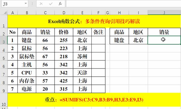 Excel工作表中的4个多条件查询引用技巧 能解决所有的查询引用问题 知乎