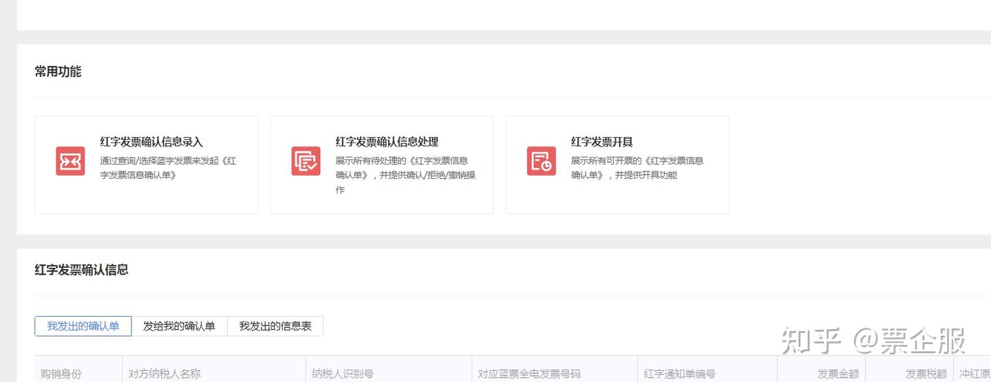 红字信息表管理 - 知乎
