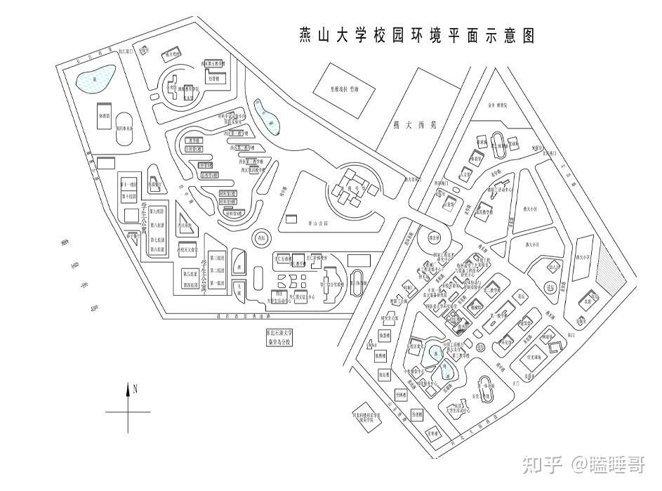 燕山大学西校区地图图片