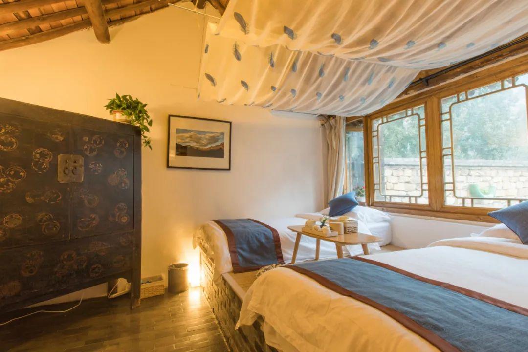 山里逸居丨京北小桂林里的隐逸山居明代长城旁山脚下水库边