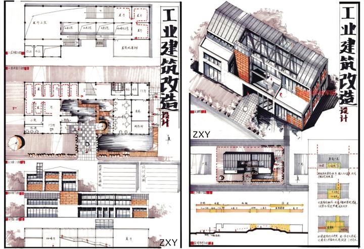 浙大建筑快题考研解析 |浙江大学建筑快题解析洋房改扩建! - 知乎