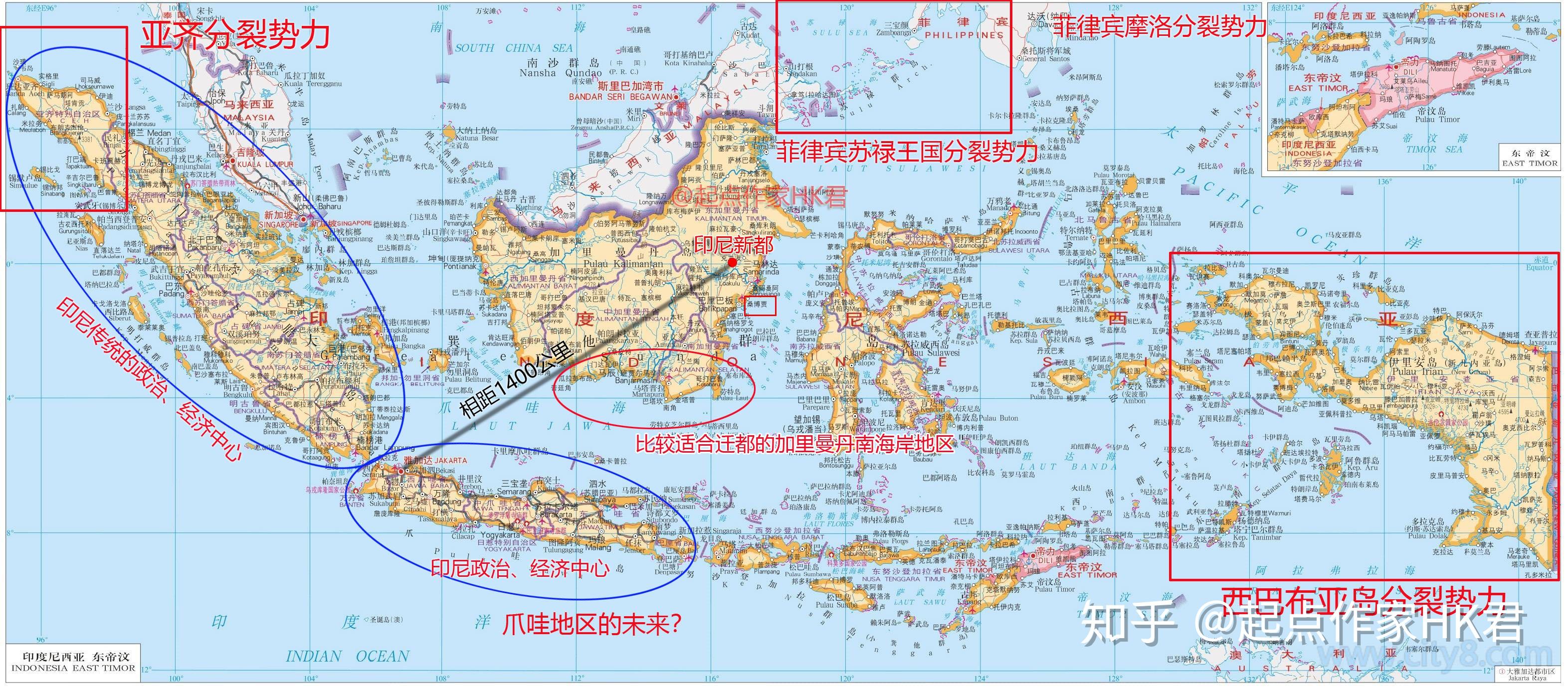 印尼宣布将首都迁至东加里曼丹省，未来印尼或分裂？！ - 知乎