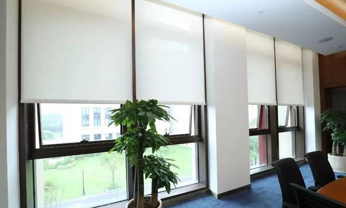 高端办公室必备—电动卷帘窗帘