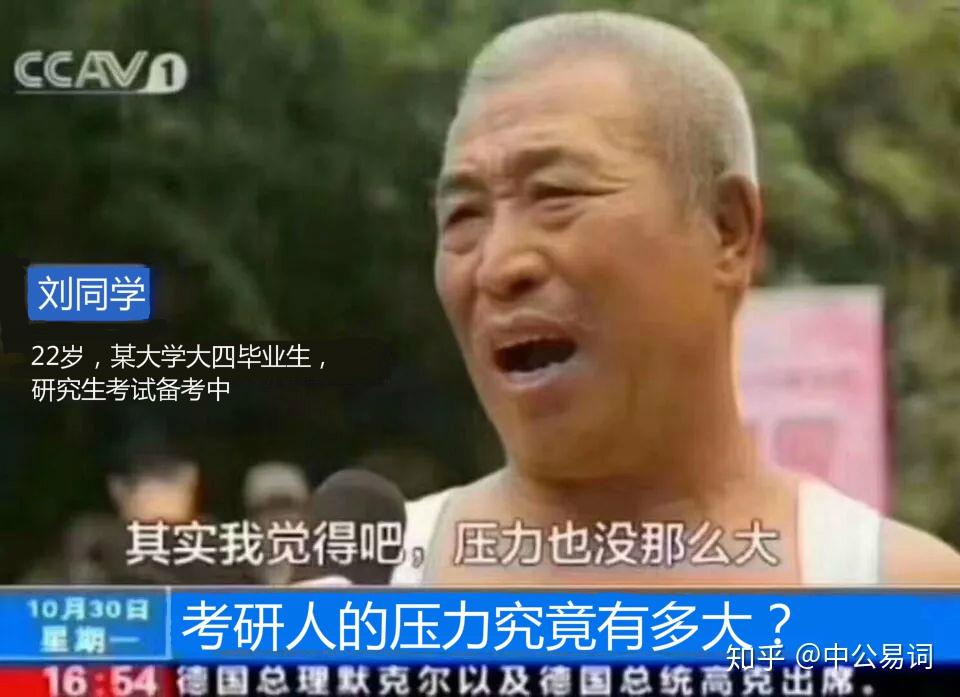 考研人心态崩了压力到底有多大怎么缓解