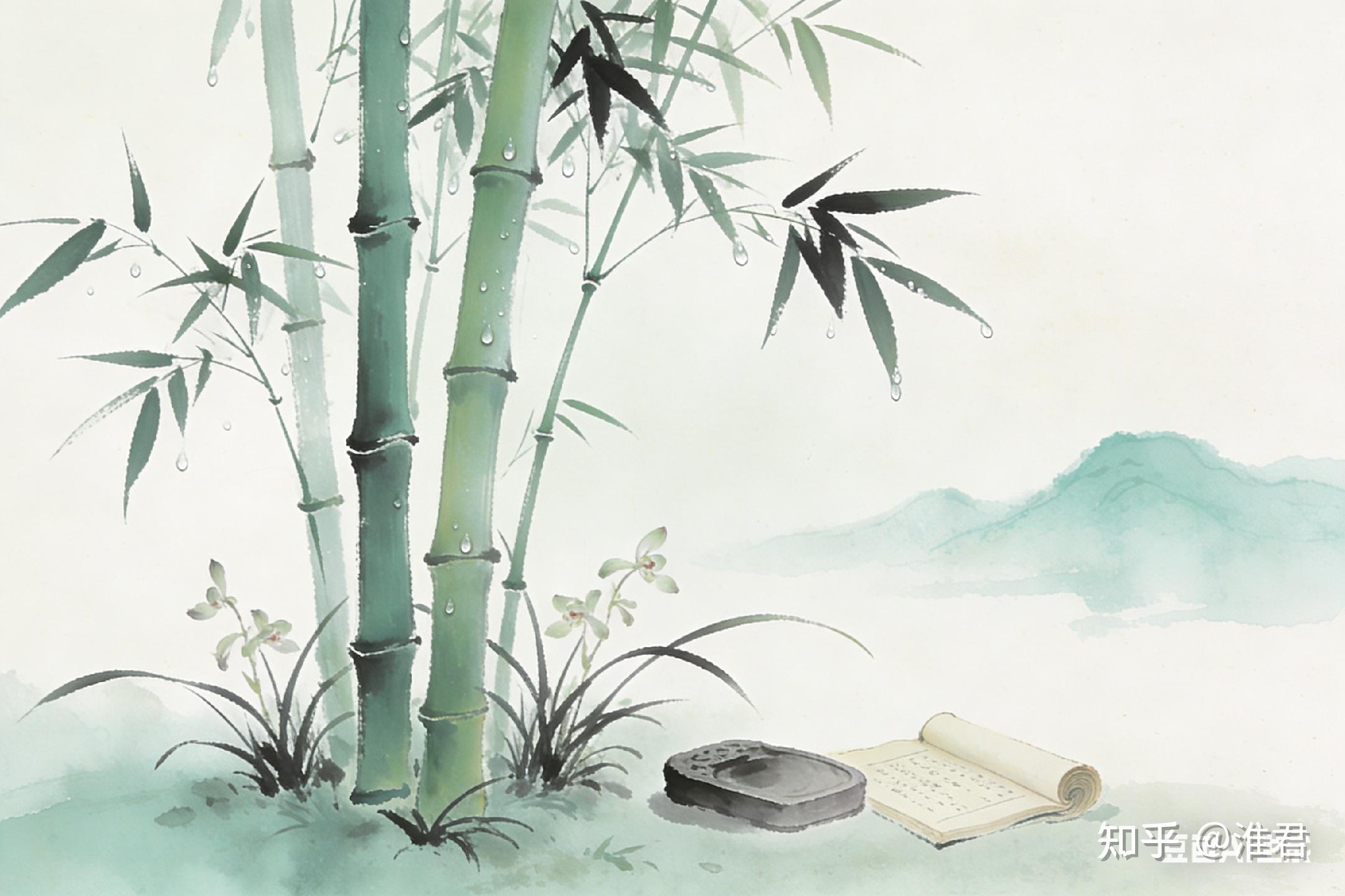 淮君品诗:惊艳!这首咏竹诗,把竹子的风骨与虚心,写到了极致 - 知乎