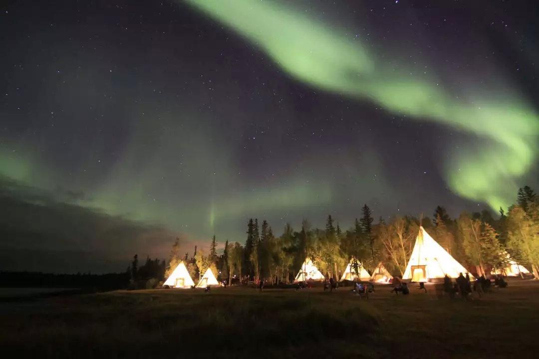 光村莫属,距离现代化的黄刀镇仅有半个小时车程,印第安原住民的传统
