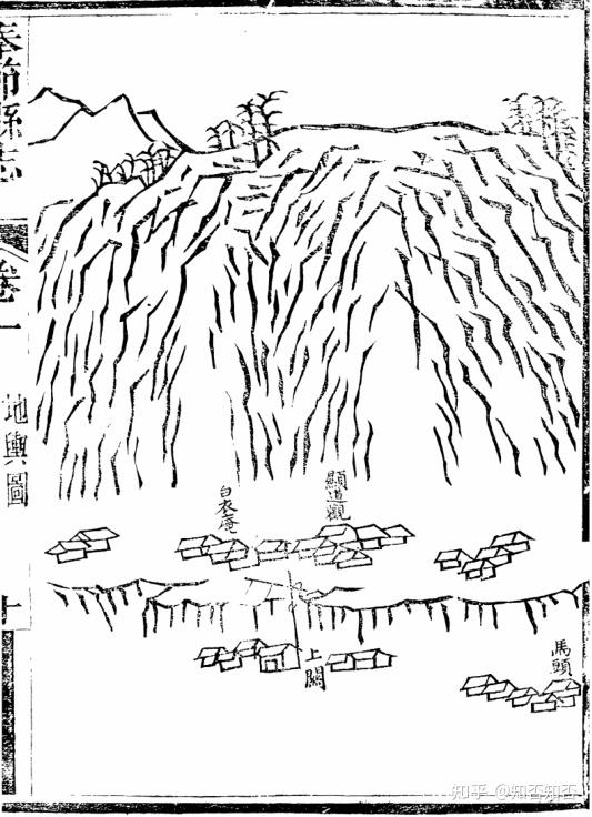 夔州十二景 之文峰瑞彩,鱼复澄清