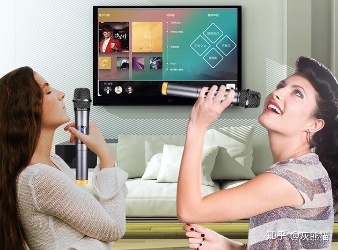 2022年货节特辑家庭卡拉ok智能电视k歌如何选好无线麦克风